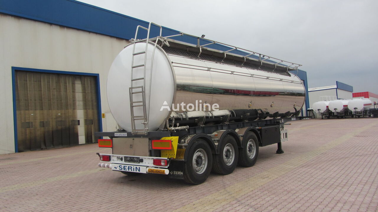 nova cisterna za gorivo Serin Food Staff fuel tank semi trailer