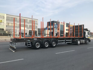 nova polprikolica za prevoz lesa VERTRA TIMBER SEMI TRAILER PRODUCTION WITH BUNKS AND SAF AXLE 2023
