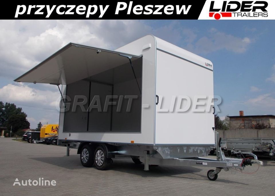 nova prikolica zabojnik Lider trailers TP-059 przyczepa 420x200x210cm, kontener, furgon izolow