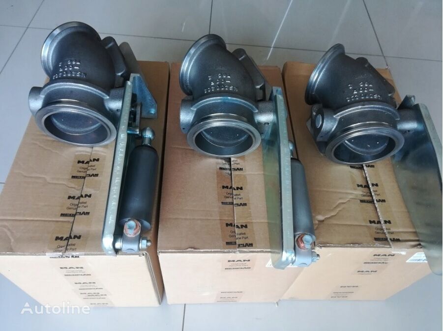 emission standard exhaust elbow MAN TGX, TGS, EURO6, EURO 6 , engine exhaust gas throttle valve, exh za vlačilec MAN TGX, TGS