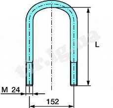 STREMYaNKA M24*300*152 R-90/R45 120 BPW  BPW STREMYaNKA M24 300 152 R-90/R45 120 03.138.41.13.4 za prikolica BPW