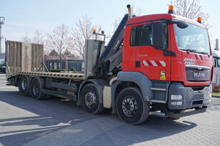 tovornjak avtotransporter MAN TGS 35.360 E5 EEV 8×2 / HDS HIAB XS 166 HIDUO / Tow truck