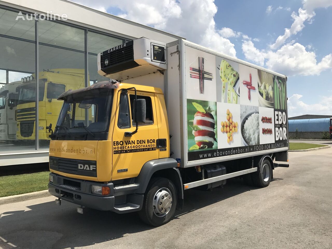 tovornjak hladilnik DAF 55.180 ATI EURO2 MANUAL + CARRIER + LBW