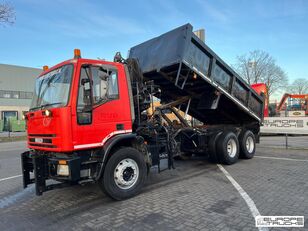 tovornjak prekucnik IVECO Eurotrakker 260E27 Manual - Crane / Kran / Grue - RHD - Mech pum