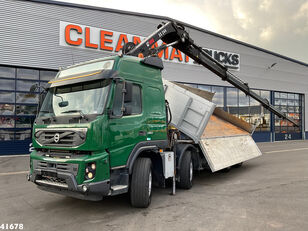 tovornjak prekucnik Volvo FMX 460 8x2 Hiab 24 ton/meter laadkraan (bouwjaar 2016)