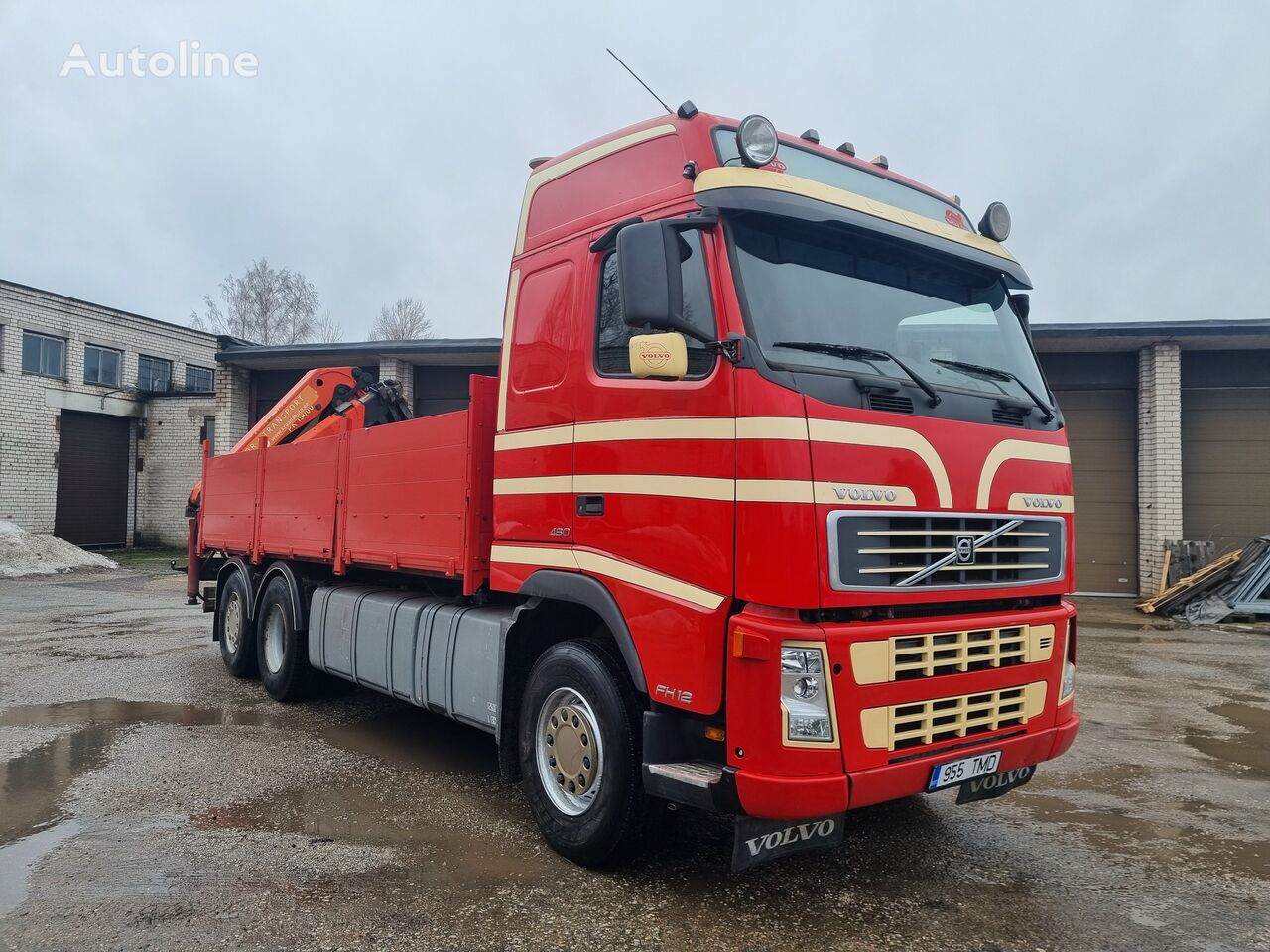 tovornjak tovorna ploščad Volvo FH12 460
