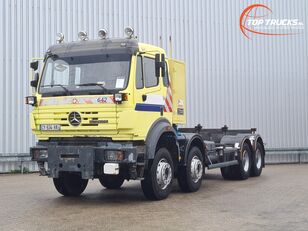 tovornjak za prevoz kontejnerjev Mercedes-Benz SK 3234 8x4 - V6 - Euro 2 - Big Axels - Full Steel - Hub reducti