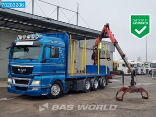 tovornjak za prevoz lesa MAN TGX 35.540 8X4 Epsilon Z-Crane Tree Transport Euro 5