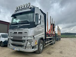 tovornjak za prevoz lesa Volvo FH 540 + gozdarska prikolica