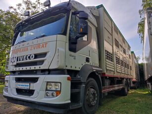 tovornjak za prevoz živine IVECO AT 260S45 + prikolica za prevoz živine