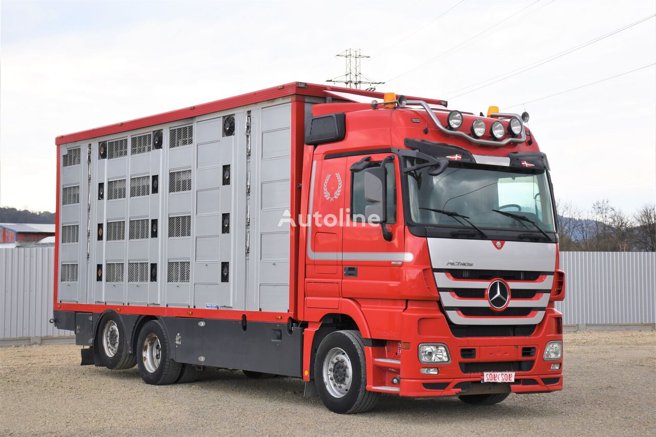 tovornjak za prevoz živine Mercedes-Benz ACTROS 2548 TIERTRANSPORTWAGEN 7,40m / 3STOCK